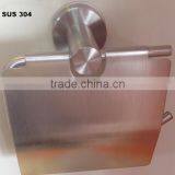 Bath Hardware Factory Supply Stainless Steel Roll Paper Rack (with Cover ) thumbnail-3