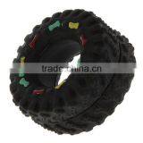 Free Shipping Animal Sounds Tire Shape Pet Dog Toy Puppy Cat Chews Squeaky Rubber Toys Squeaking 8*4cm Tire Pet Toys thumbnail-3