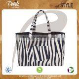 12 OZ Natural Canvas Tote Bag With Inside Polyester Lining & With Canvas Handle thumbnail-1