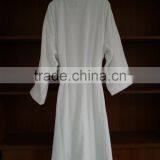 Factory Pice Custom Logo Unisex 100% Cotton Terry Hotel Bathrobe Wholesale thumbnail-3