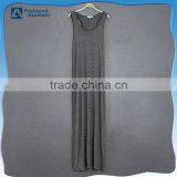 Sleeveless Small Stripes Full Long Ankle Length Dress thumbnail-1