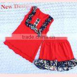Wholesale Red Baby Cotton Night Suits With Button Decoration thumbnail-1
