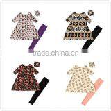 2016 Best Sale Kids Clothes Girl Long Sleeve Fashion Princess Party Spring Dresses With Headband thumbnail-2