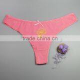 Sexy Hot Teen Girls Underwear Flower Embroidery Panties Women's Thongs thumbnail-5