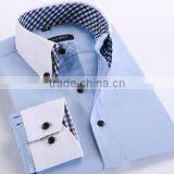 Made in China Man Shirts Wholesale Men's Dress Long Sleeve Shirt thumbnail-1