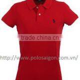 WOMEN POLO T SHIRT, SHORT SLEEVE , 100% POLYESTER thumbnail-1
