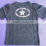 T-shirt Marked With 1 Years Old Logo Design in Blue Color From China Supplier thumbnail-1