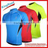 Cheap Wholesale Men's Short Sleeve Cycling Wear Custom Cycling Jerseys With Sublimated Printing thumbnail-1