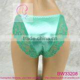 Sexy Cute Satin Bikini Panties With Lace Trim for Young Girls thumbnail-4