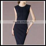 Well Cutting Bodycon Women Dress for Sex Women Black Straight Dress for Office thumbnail-1
