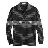 Office Formal Wear Yarn Dyed Stripe Polo t Shirt,polo Shirt Long Sleeve thumbnail-5