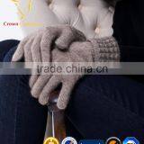 100% Mongolian Cashmere Gloves Womens Cashmere Knitted Gloves thumbnail-3