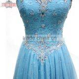 China Oem Supply Sweetheart Beaded A Line Wedding Dress thumbnail-2