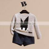 Cat Cartoon Sweater Woolen Sweater Designs For Children thumbnail-1