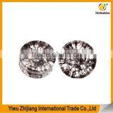 Organic Shattered Quartz Stone Sparkling Glitter Tunnels Gauges Ear Plugs Expander thumbnail-5