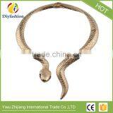 New Fashion Jewelry Metal Snake Personalize Maxi Necklace Women Vintage Statement Necklace Collar Chokers thumbnail-4