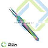 Ever Best Newest Style Eyebrow Tweezers With Silicon Wrapped Handle B-EBT-62