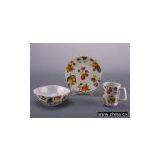 Porcelain Square Breakfast Set thumbnail-1