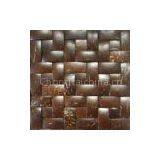 Brown Color Coconut Mosaic Tile