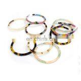High Quality New Design Acetic Acid Jewelry Women's Acrylic Acetate Hoop Earrings thumbnail-3