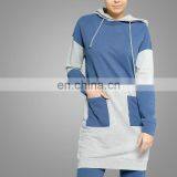 Women Spring Suits 2017 Islamic Clothing Female Sportsuit Plus Size Muslim Two Pcs Sets New Hoodies Ladies Velour Tracksuit Set thumbnail-2