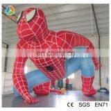 Giant inflatable spiderman character model