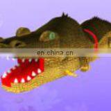 2017 High Quality New Design Giant Inflatable Crocodile Obstacle Course for Sale