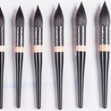 9PC/Set Squirrel Hair Wooden Handle Watercolor Paint Art Brush thumbnail-2