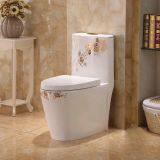 Chaozhou Ceramic Sanitary Ware Siphonic Golden One Piece wc Toilet