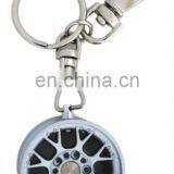 Wheel Design Metal Keychain