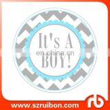 Customized Baby Shower Personalized Round Waterproof Labels Stickers thumbnail-5