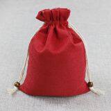 Small Size Various Colors Burlap Candy Bags Jute Wedding Gift Bag With Drawstring Wedding Party Favor Gift Pouches thumbnail-3