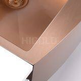 957023 HIGOLD PVD Rose Gold Nano SUS 304 Stainless Steel Handmade Sink Apron Sink Farmhouse Sink 1.2mm thumbnail-5