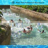Outdoor Water Park Swimming Pool Lazy River With Wave Making Machine thumbnail-2