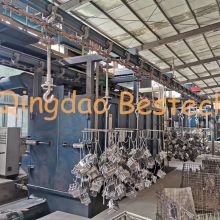 Hanger Chain Stepping Shot Blasting Machine For Cleaning Castings