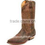 leather western boots