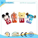 cute cartoon images shaped hood baby bath towel made of soft terry material OEM