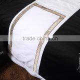 Black and White 100% Cotton Luxury Embroidered Hotel Bedding Set Professional Commercial Bed Linen thumbnail-4