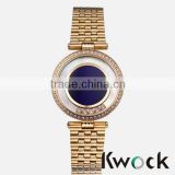 Pearl Dial Rose Gold Tone Stainless Steel Ladies Watch