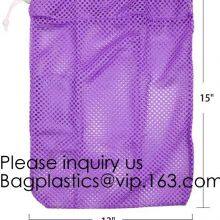 Mesh Laundry Bag Heavy Duty Drawstring Bag, Factories, College, Dorm, Travel Apartment Blouse, Hosiery, Stocking, Underwear Bags thumbnail-3