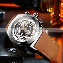Biden 0149 Designers Men Automatic Mechanical Wrist Watch Custom Logo Three Dial Fashion Leather Watches Form China thumbnail-5