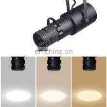 Round Wall Ceiling Adjustable Mount Focus Track Light Rail Cob Spot LED Track Light thumbnail-4