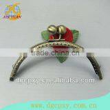 Vintage Style Big Kiss Lock Head Metal Sewing Purse Frame for Fashion Purse