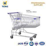 Coin Lock Shopping Carts 4-castor Shopping Cart thumbnail-2