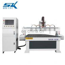 Multi Heads Vacuum Table Woodworking Router Machine 1530 6 Heads 3D Engraving Carving CNC Router Machine thumbnail-4