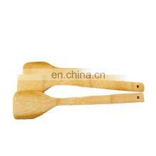 100% Organic Non-stick Pot Cooking Tools Kitchen Wooden Bamboo Spatula Set thumbnail-4