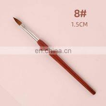 Amazon Topsale Premium Custom Acrylic Nail Brush 100% Kolinsky Nail Brush thumbnail-3