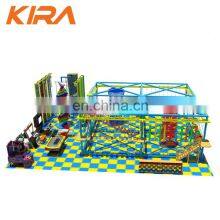 Indoor Obstacle Course Climbing Customized Rope Course Tower Fit For Team Building thumbnail-3