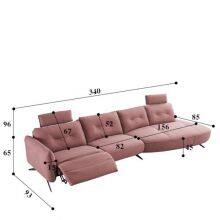 Multifunctional First-Class Space Sofa Italian Minimalist First Layer Cowhide Large Apartment Living Room Functional Sofa Combination thumbnail-5