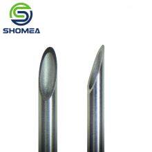 Shomea Customized Medical Grade 304/316 Stainless Steel Double Angle Blood Lancet Needle thumbnail-2